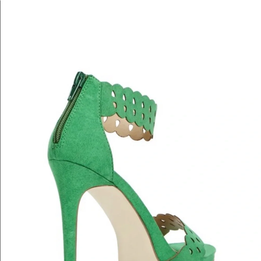 JustFab‎ Morana Green Sandal Heel